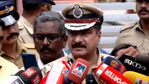 Kerala DGP Sheikh Darvesh Saheb at Kerala Bomb Blast Site.